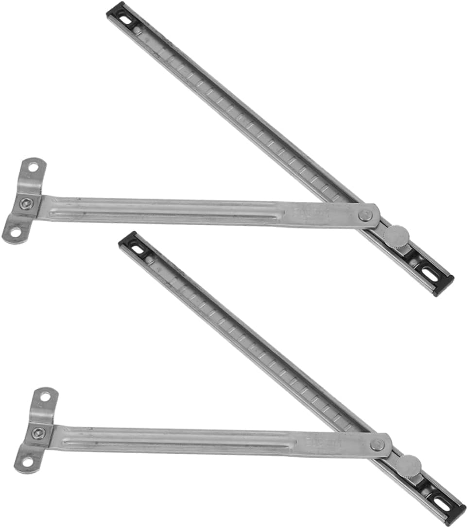 Jojofuny Heavy Duty Window Limiter Hardware 2 Pieces Aesthetic Window Locks For Apartment And Balcony Security