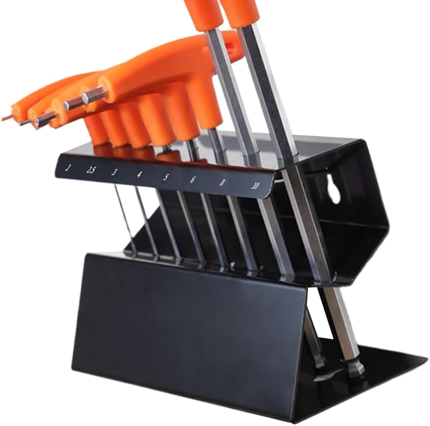 Genérico Generico Hexagonal Wrench Storage Rack Stainless Steel Tabletop Organizer, Multifunctional Tool Holder For Repair Shop, Garage, Workshop, Dorm, Living Room, Household Storage