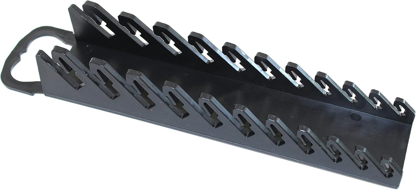 JSP Manufacturing Kit De Rangement Pour Clés à 11 Outils Pour Clés à Molette Ou à Ligne (kit De 4 Pièces, Noir Et Rouge)