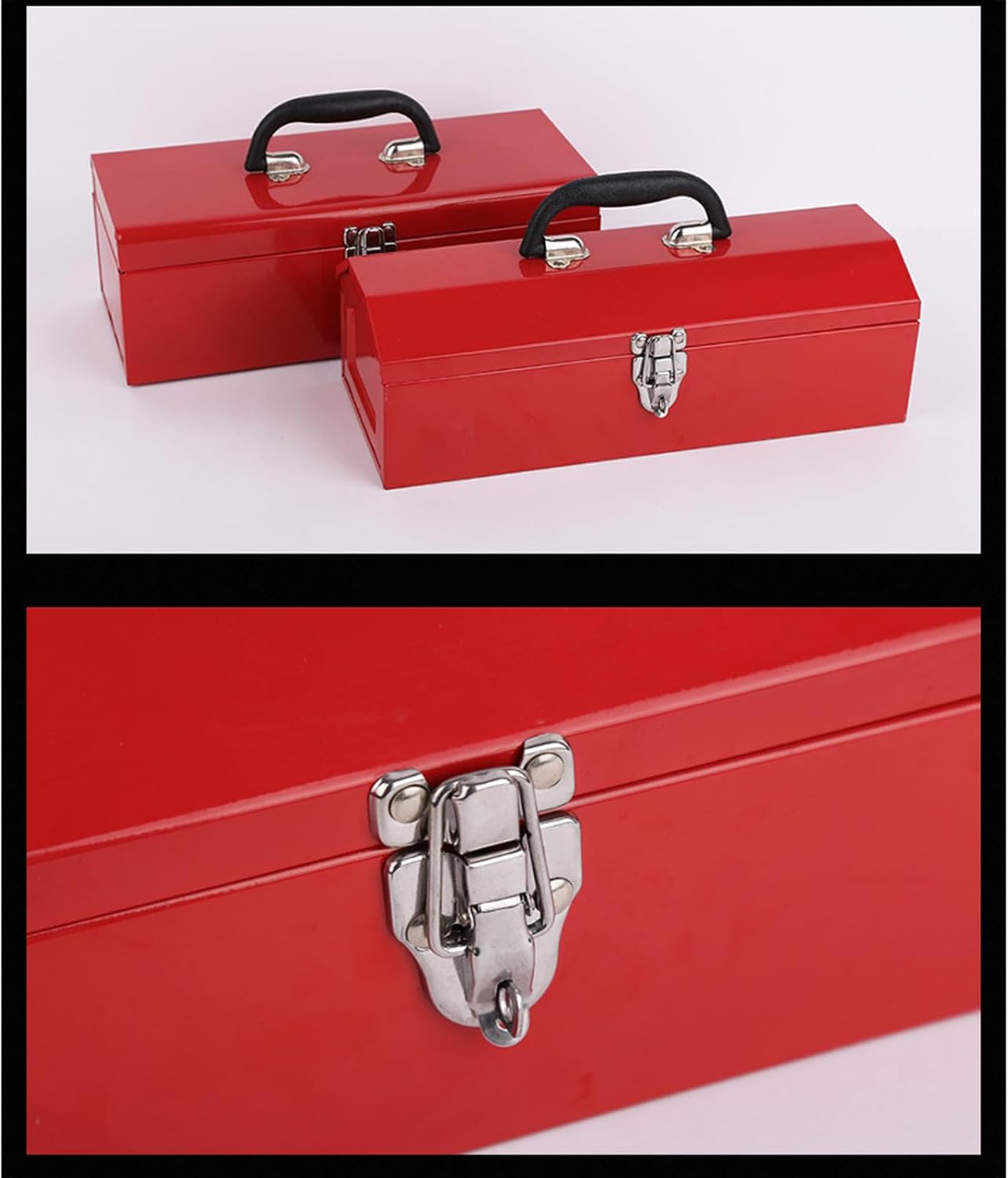 Boîte De Rangement à Outils En Métal Robuste Avec Capacité Améliorée Pour Un Rangement Facile