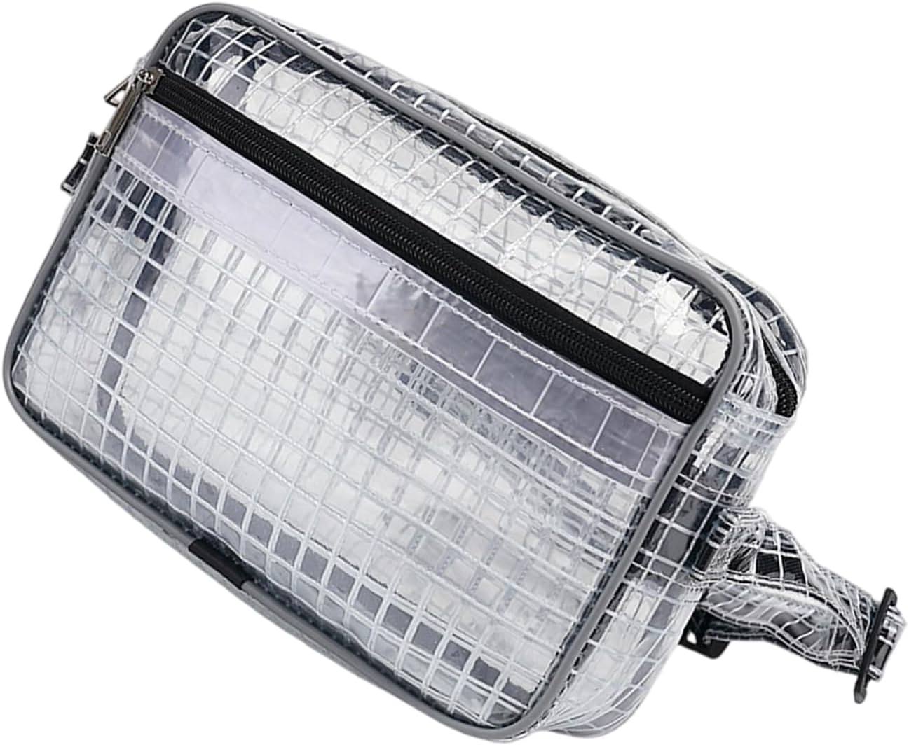 Sac Banane Transparent Réglable, Léger, Pour Voyage, Déplacement, Rangement D'équipement, Rangement En Maille Transparente