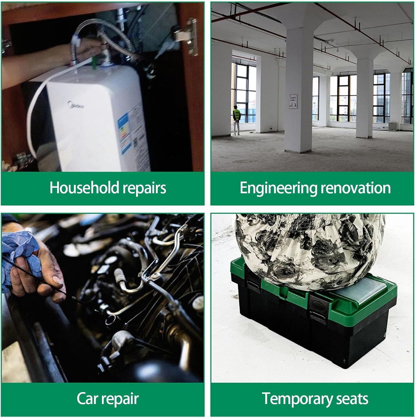 Ensemble Solide De Substances Composées Inoxydables Courbures Renforcées Pour Les Électriciens Boîte À Outils Renforcée Pour Le Travail En Extérieur
