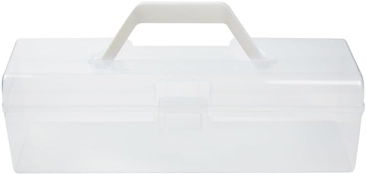  Labstandard Récipient Transparent Pour Organiser Les Outils Et Le Matériel De Bricolage. Boîte À Outils Portable Avec Poignée Pour Fournitures De Bureau Et Scolaires