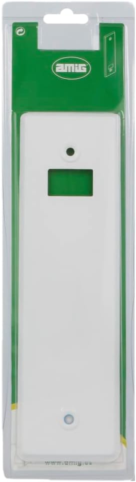  Amig - Trim Or Cover Made Of Aluminium Finished In White For Roller Blinds | Dimensions: 22 X 6.5 Cm | Distance Between Screws 17 Cm | Thickness 0.5 Mm