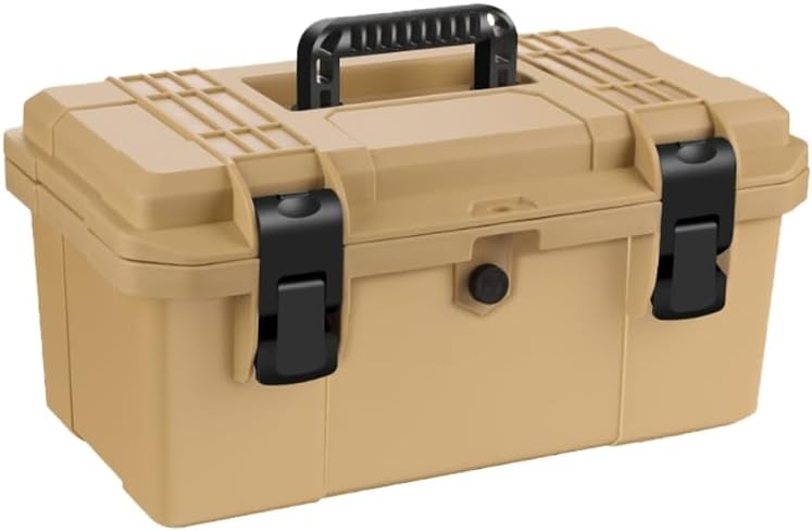  Boîte à Outils De Mécanicien - Valise à Outils Professionnelle - Étanche - En Plastique Rigide - Pour L'extérieur - Accessoire