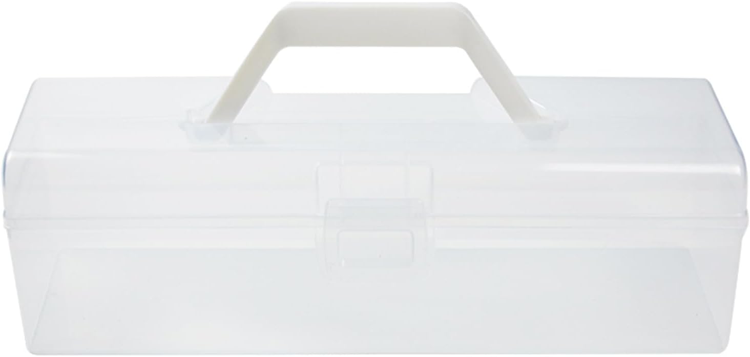  Labstandard Récipient Transparent Pour Organiser Les Outils Et Le Matériel De Bricolage. Boîte À Outils Portable Avec Poignée Pour Fournitures De Bureau Et Scolaires