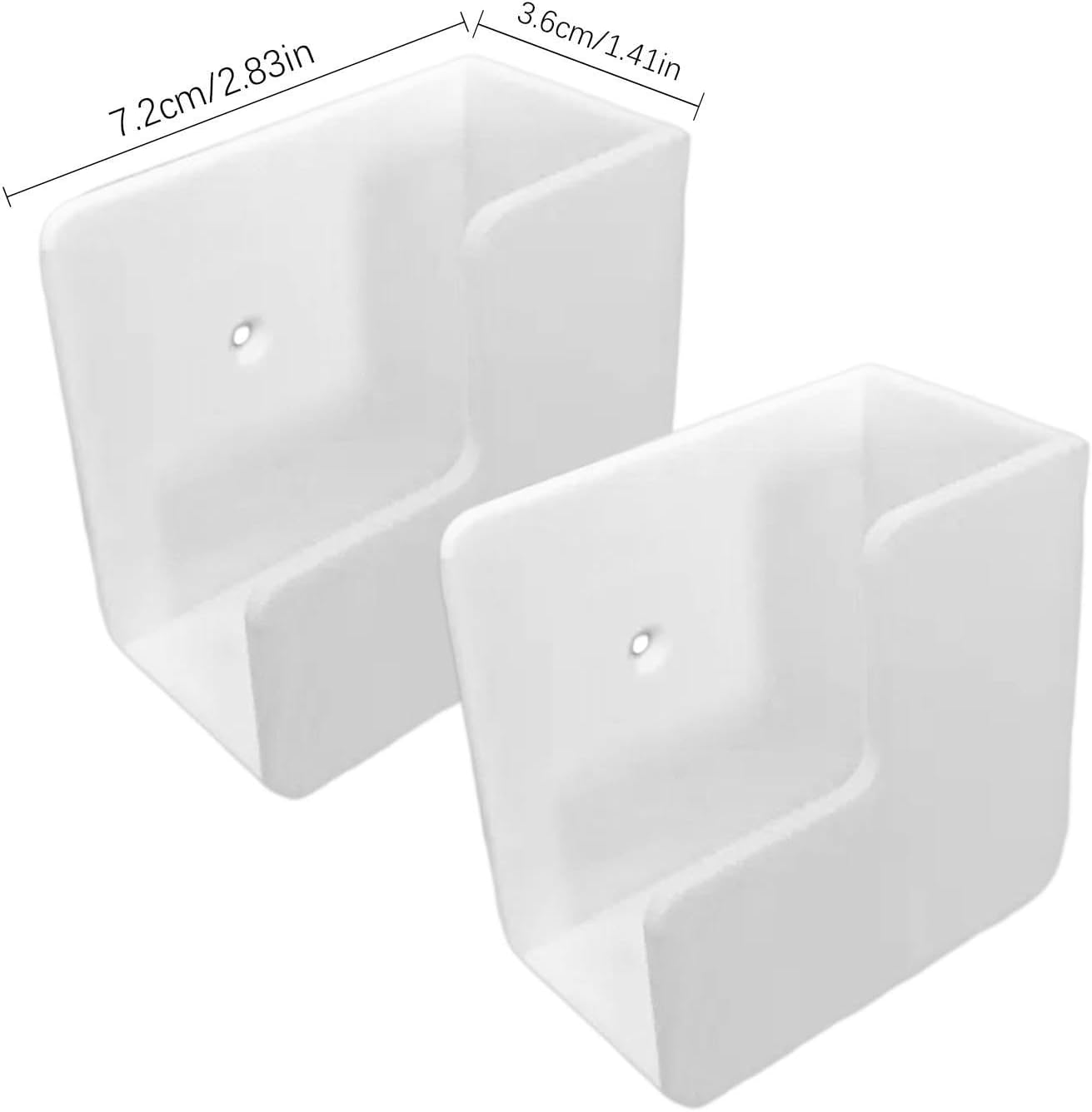 GENERIC Support Autocollant Pour Balance De Salle De Bain, Peu Encombrant, Sans Perçage, Support Pour Maison, Chambre, Armoire, Salon, Salle De Sport, Dortoir Et Cuisine, 10 Cm