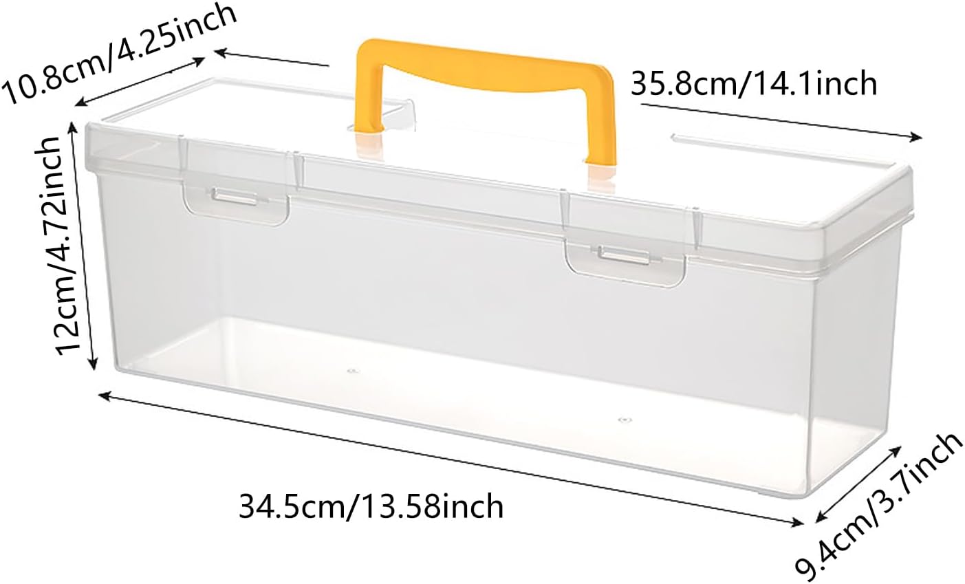  Boîte à Outils Haute Performance Avec Séparateurs Amovibles, Vis Portantes Transparentes, étui De Rangement Pour Atelier, Garage, Maison, étui à Outils Portable En Plastique