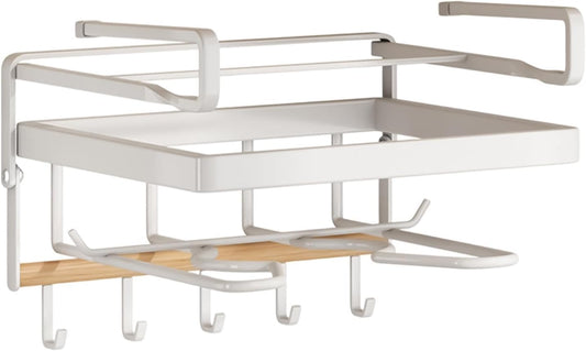  Générique Organiseur Sous Meuble - Gain De Place En Métal Robuste,Organisateur Sous Placard Support Planche à Découper - Pour Planche à Découper, Couvercle, Spatule, Louche, Torchon Et Maison,