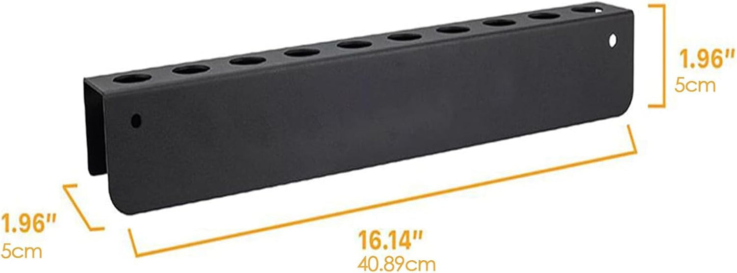 GENERIC Organiseur Rectangulaire Pour Brosses De Nettoyage De Voiture - Fixation Murale - Pour Fournitures D'entretien Automobile, Espaces De Travail Intérieurs Et Extérieurs, Garage, Chambre, échelle, Jardin