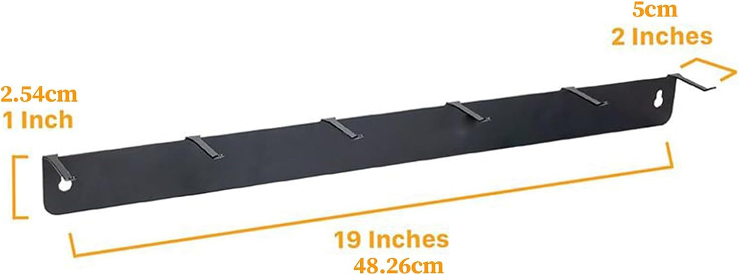  Organisateur De Brosses Détaillant - Organisateur De Détail Automatique Pour Le Garage | Brosse Murale Piège Avec Crochets En Fer, Porte-outil Lourd Pour L'atelier Intérieur, Les Fournitures De Nettoy