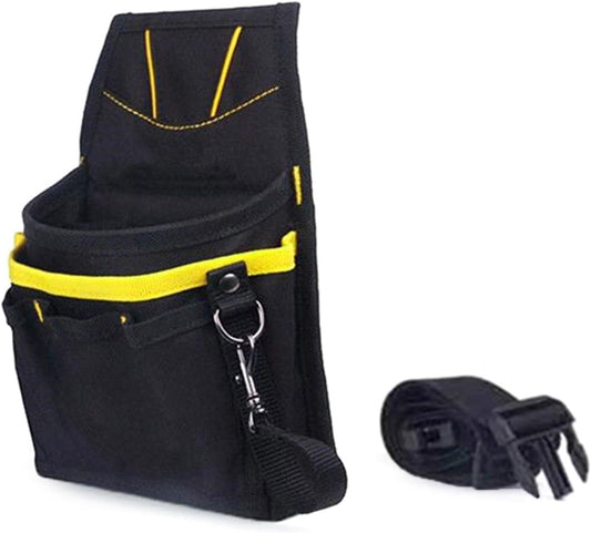  Sac à Outils Portable En Tissu Oxford Pour Voiture Avec Ceinture De Taille, Sacs De Rangement Portables Teintés Pour Fenêtre, Sac à Outils, Pochette Utilitaire Pour Homme