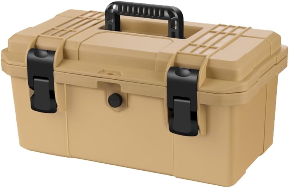  Boîte à Outils De Mécanicien - Valise à Outils Professionnelle - Étanche - En Plastique Rigide - Pour L'extérieur - Accessoire