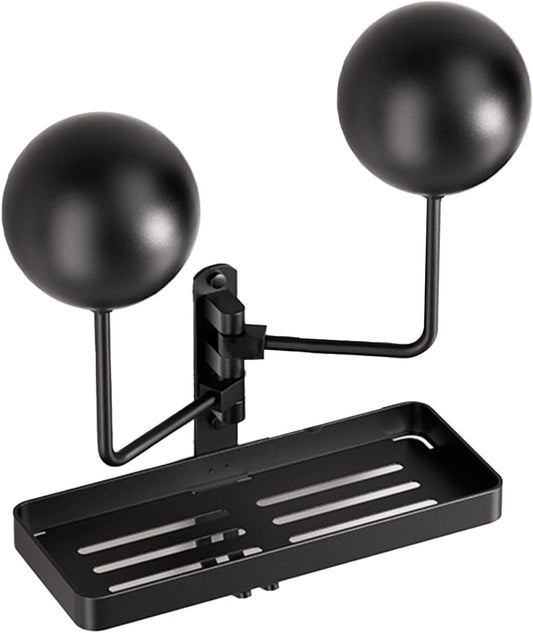  Générique Helmet Holder, Wall Mount Rack, Sturdy Metal Construction With Storage Hook, Space Saving Gears Organizer For Riding Gear, Dirt Bikes, Riders Club, Home Use, Black Colored