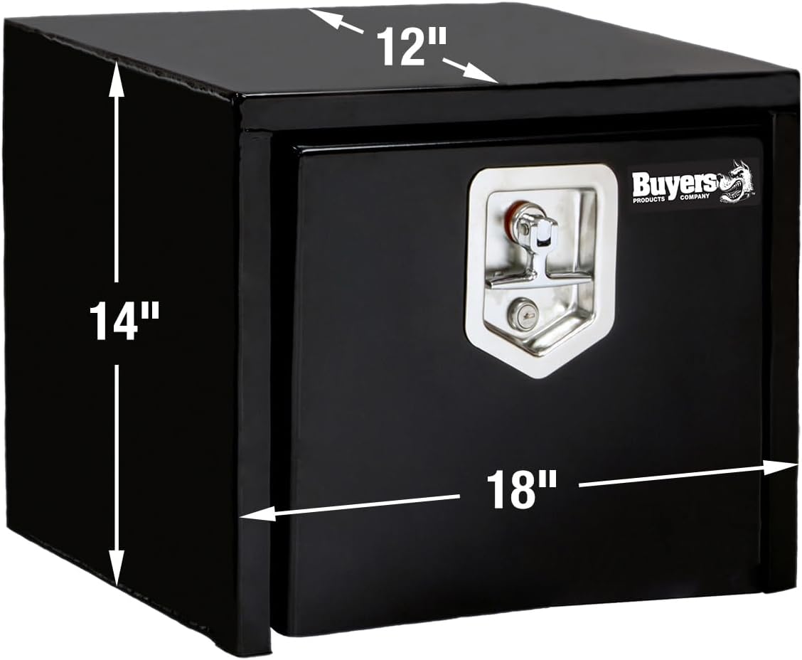  Buyers Products 1703349 Boîte à Outils (14HX12DX18L, SST T-HDL, Noir)