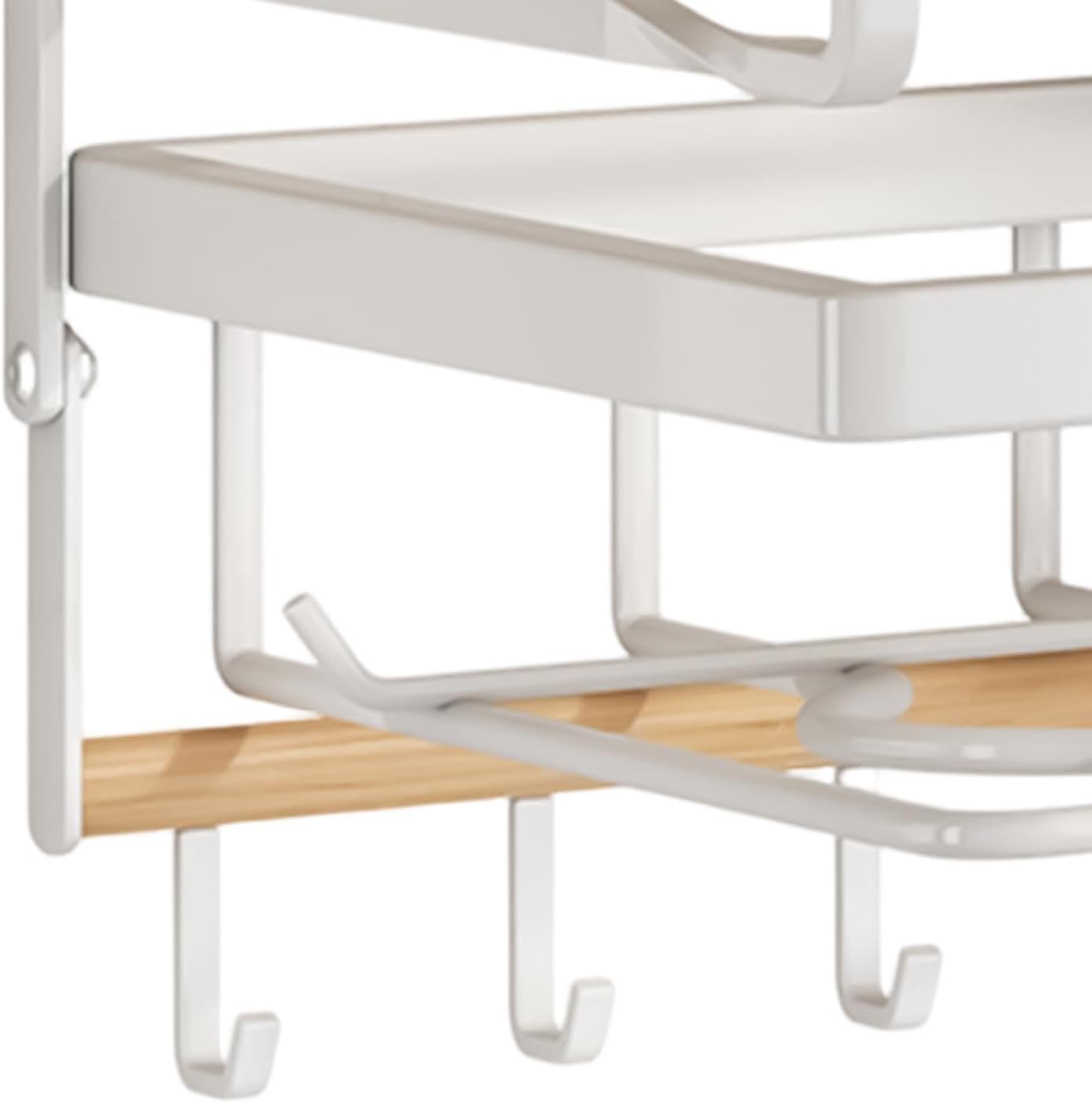  Rangement Sous Comptoir | Métal Sans Perçage Moderne Avec Crochets | Organisateur Sous Placard Support Planche à Découper,Pour Planche à Découper, Couvercle, Spatule, Louche, Torchon Et Maison,