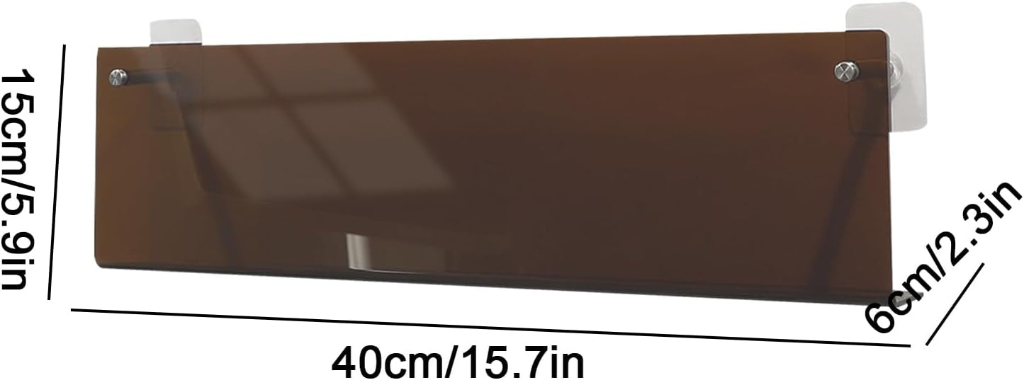  Generisch Support De Rangement Pour Plaques | Montage Mural En Acrylique Transparent, 2 Pièces, Sans Perçage, Pour Adolescents, Adultes, Amateurs De Musique, Salon