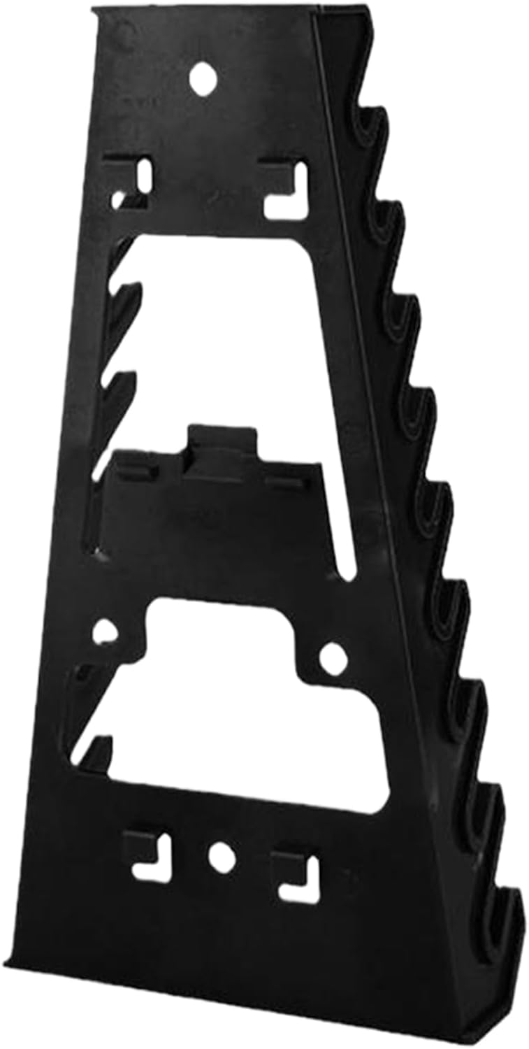  Wrench Organizer, Heavy Duty Tool Rack, Pegboard Storage Holder, Space Saving Screwdriver Stand, Sturdy Compact Design, For Garage, Workshop, Repair Shop, Living, 8.66x4.72 Inches