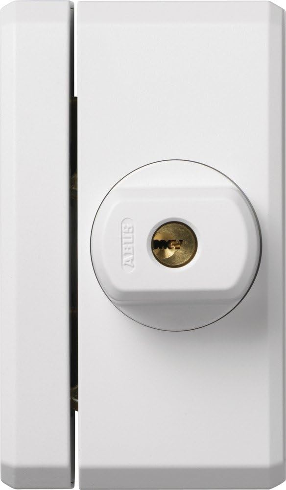  ABUS FTS96 Window Lock With Rotary Button Locking Mechanism, Different Locking - Security Level 10 - 11197 - Brown