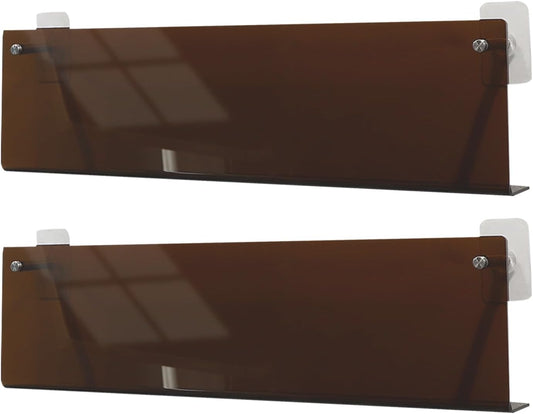  Generisch Support De Rangement Pour Plaques | Montage Mural En Acrylique Transparent, 2 Pièces, Sans Perçage, Pour Adolescents, Adultes, Amateurs De Musique, Salon