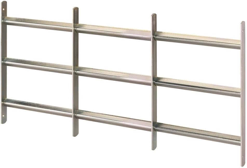  Alberts 553685 Venlo Window Grille, Extendable | Electro-Galvanised Blue | 300 X 700-1050 Mm