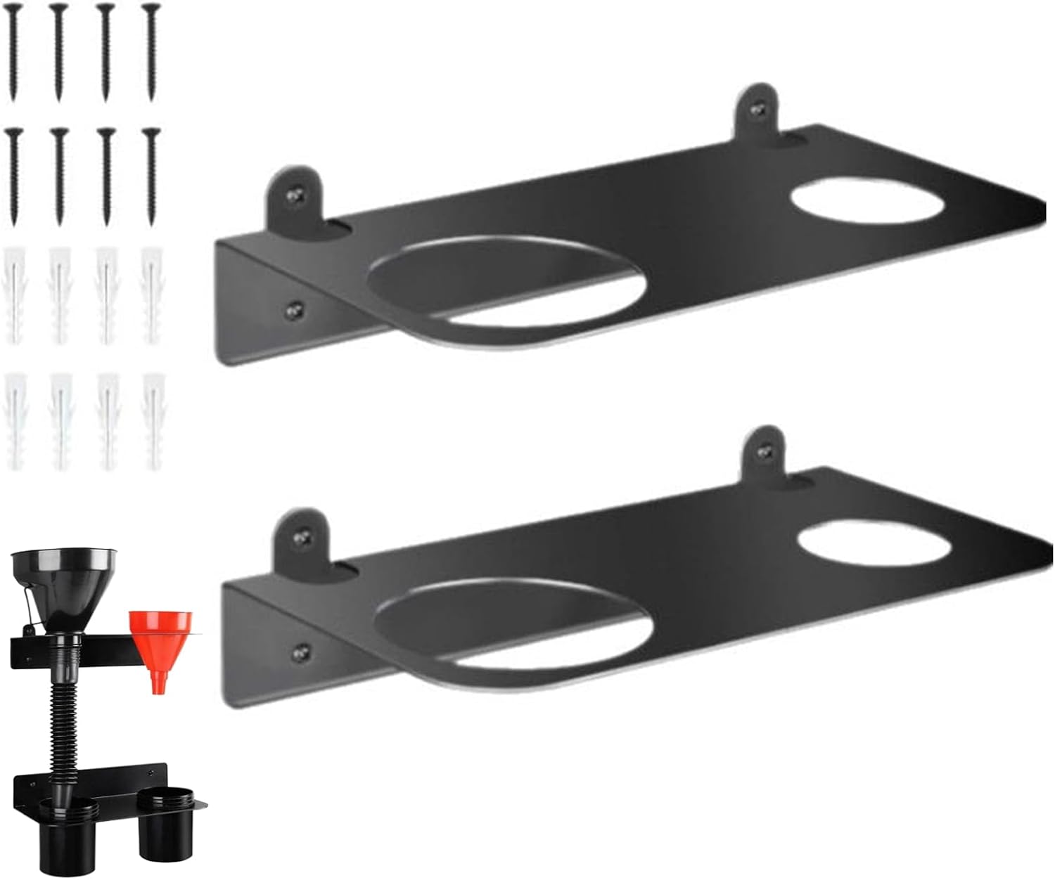  Support Pour Entonnoir à Huile | Organiseur De Rangement, Support Mural Pour Camping, Abri De Jardin, Remorque, Maison, Cuisine, Salle De Pause, Garage
