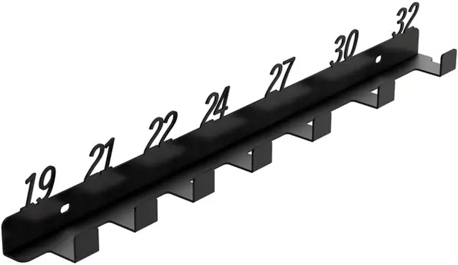  Support De Rangement Pour Clés De Garage, Emplacements Numérotés 6-18, 19-32, 6-32, Durables En Métal, Porte-outils, Emplacements Numérotés, Rangement De Vis