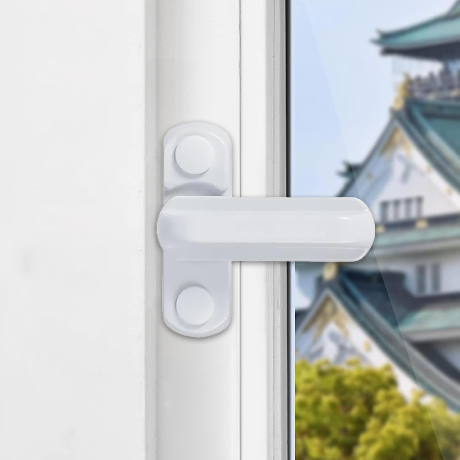  Verrou De Sécurité Pour Fenêtre – Serrure De Sécurité Pour Porte Coulissante – Robuste En D'aluminium Pour La Prévention Des Cambriolages, Sécurité Des , Maison