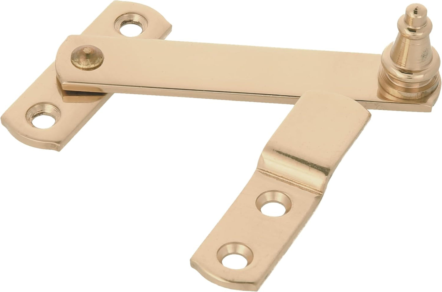  Amig - Polished Brass Security Door Lock | Air Vent 30x30cm | PVC Window Handle | Leather Finish Hinge, Gold