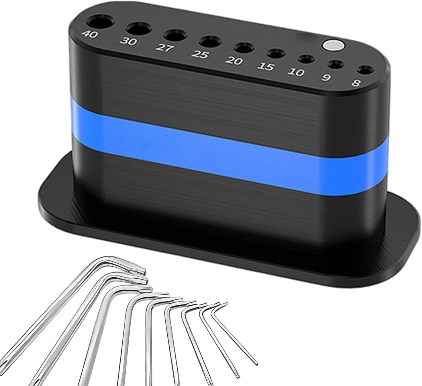  Générique Porte-Clés Allen - Support Pour Clés En L | Porte-Clés à Libération Rapide Antidérapant Pour Garage Atelier Chariot à Outils Bureau