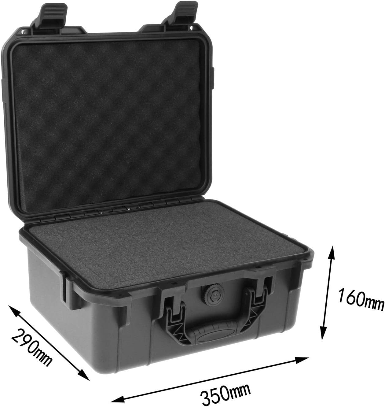  Boîte à Outils Organisateur De Rangement Valise Rigide Étanche Antichoc Mousse Protectrice Adaptée Au Transport Photographie En Extérieur, L