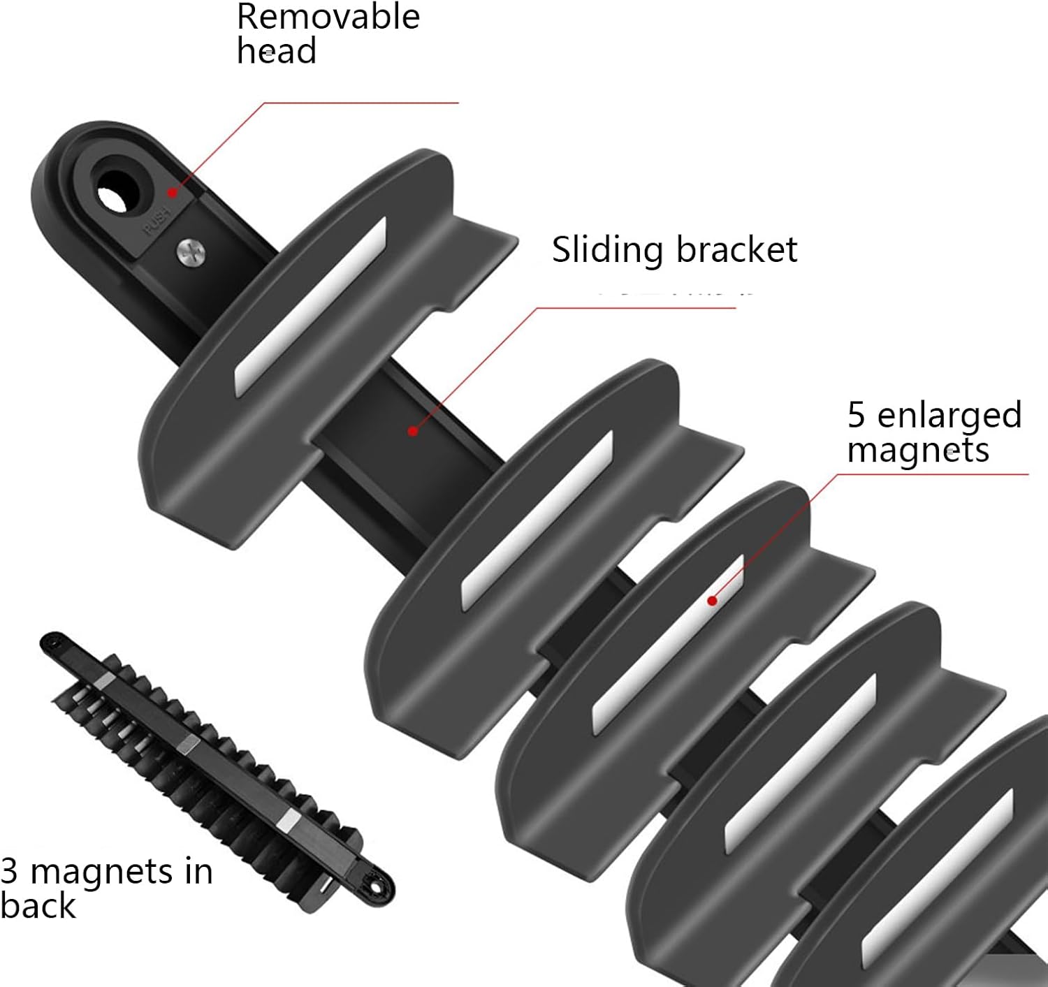  Générique Porte-Clés à Outils,Organisateur Mural De Rangement Pour Outils | Support Réglable Pour Atelier Garage Et