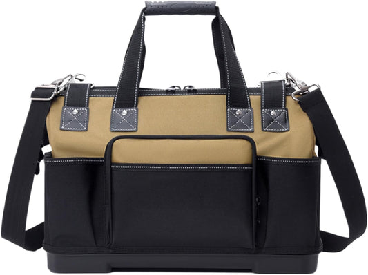 GENERIC Sac à Outils Robuste, étanche, Sac De Rangement Pour Sac à Main Avec Plusieurs Poches, Porte-outils Avec Poignées Renforcées, équipement D'atelier, Charpentier, électricien, Réparateur, Architecte