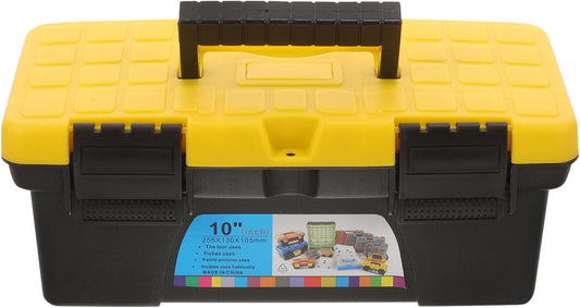  Healeved Boîte De Rangement Pour Outils De Voiture En Plastique Noir, Mallette Rigide à Grosse Capacité Pour Protection Et Organisation Lors De Réparations à Domicile