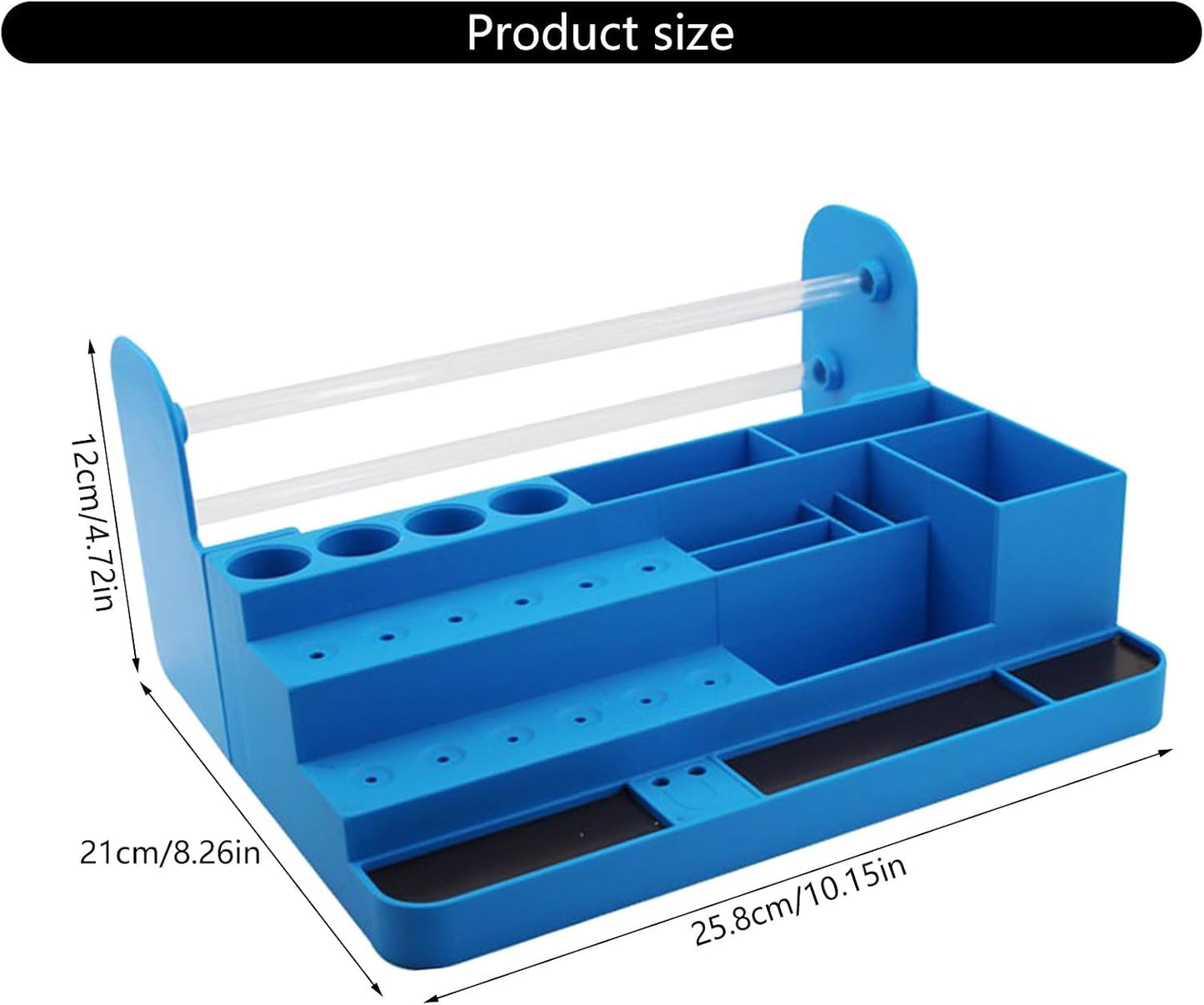  Boîte à Outils Portable Empilable Pour Tournevis Avec Compartiments Personnalisables, étui à Outils Léger Pour Les Professionnels