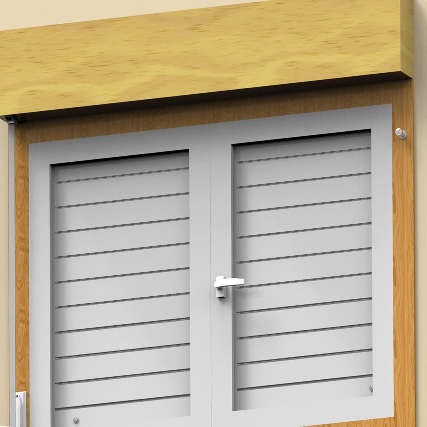  Amig - Goupille De Verrouillage Pour Fenêtres Courroies En Bois Ou Aluminium Mod.40 | Convient Pour Sécuriser Les Stores | Fermeture De Sécurité Zamak Finition Noire | Dimensions : Ø 30 X 152 Mm