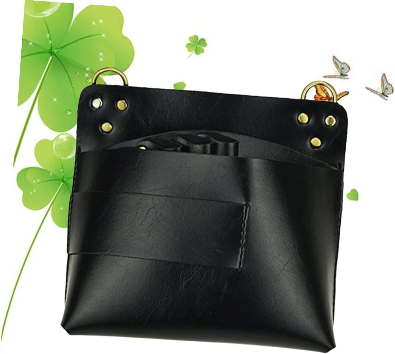  Healeved Sac Banane Porte-outils Pour Coiffeurs Sac à Outils Avec Organisateur De Ciseaux Pour Peignes Et Pinces Noir