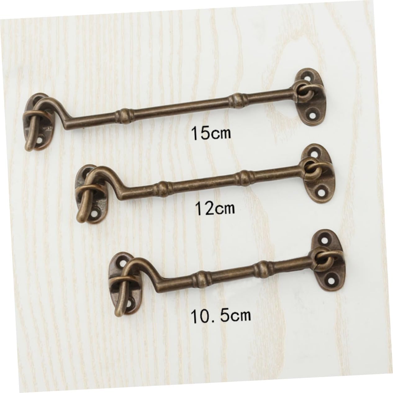  Gatuida Brass Door Hook With Screws Antique Cabin Hook For Windows And Doors Heavy Duty Closing Hardware