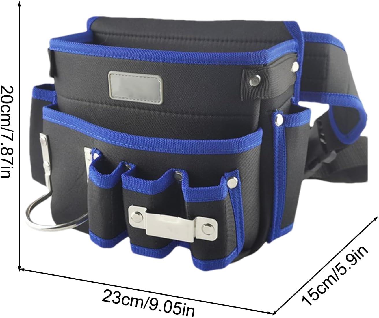  Pochette À Outils Pour Ceinture - Sac Ajustable En Tissu Oxford,Porte-Outils Pour Ceinture - Pour Travaux De Clouage, Menuiserie, Électricien, Chantier De Construction, Maintenance,