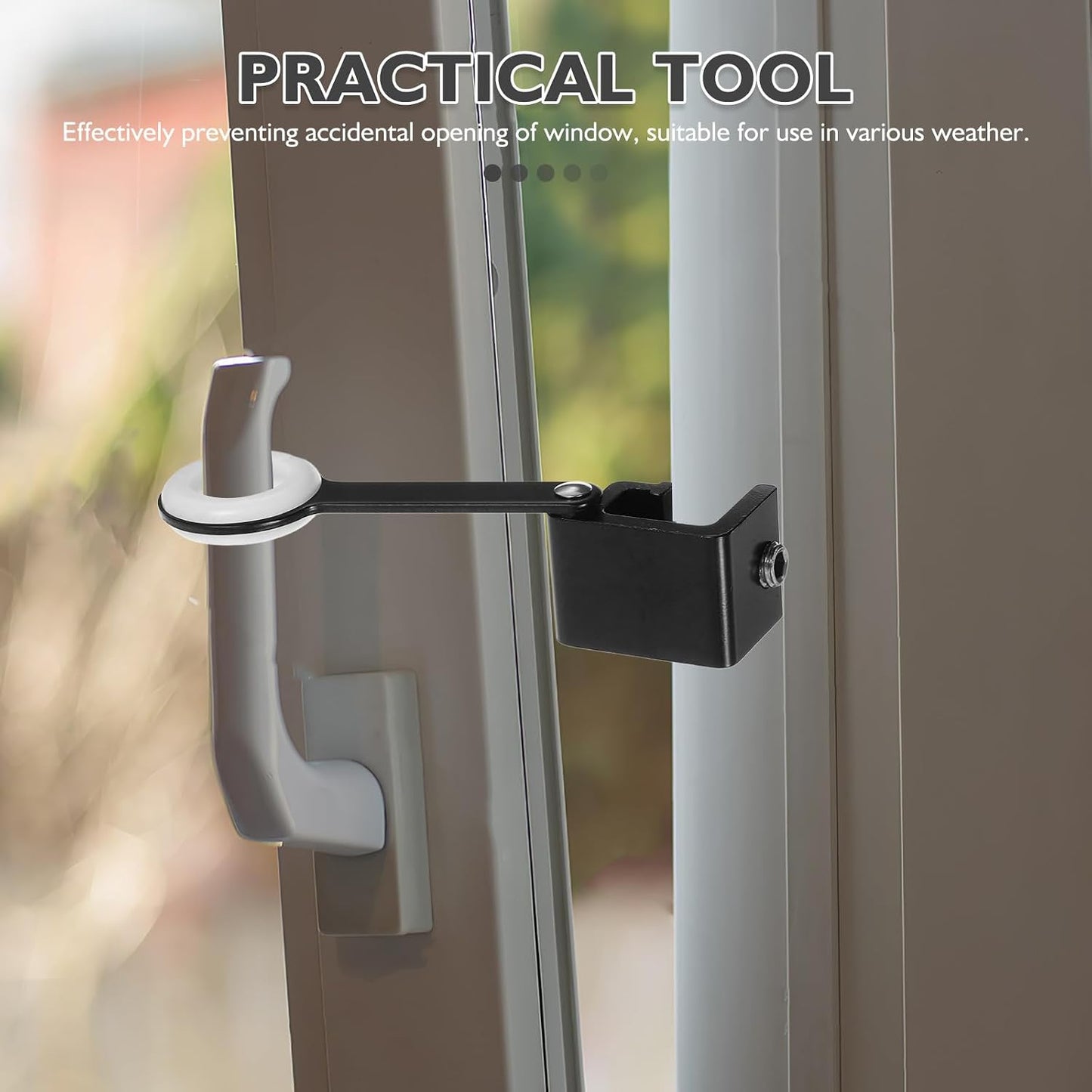  Artibetter Verrou De Sécurité Anti-vol Pour Fenêtre En Alliage D'aluminium Noir, Limiteur De Fenêtre 0-15mm Et Sécurité Installation Facile Garçon Et Filles Pour Maison