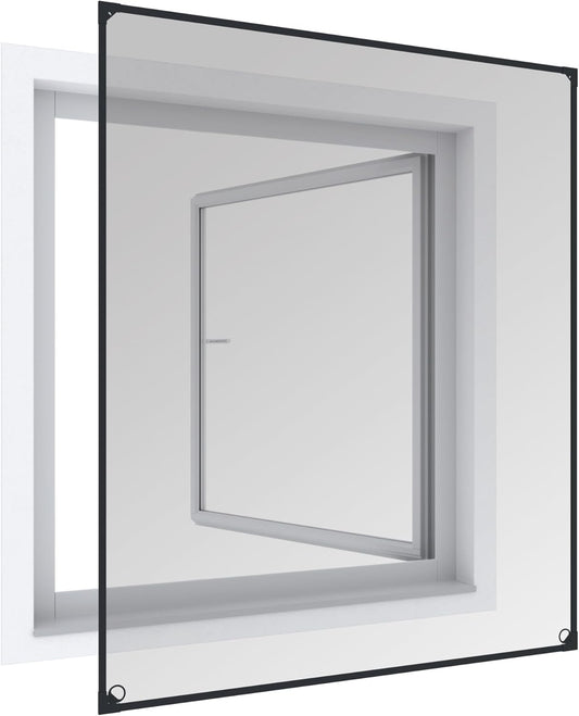  Windhager 03389 Magnetic Window Mosquito Net 100 X 120 Cm No Drilling Magnetic Mosquito And Insect Protection For Windows Easy Installation Anthracite