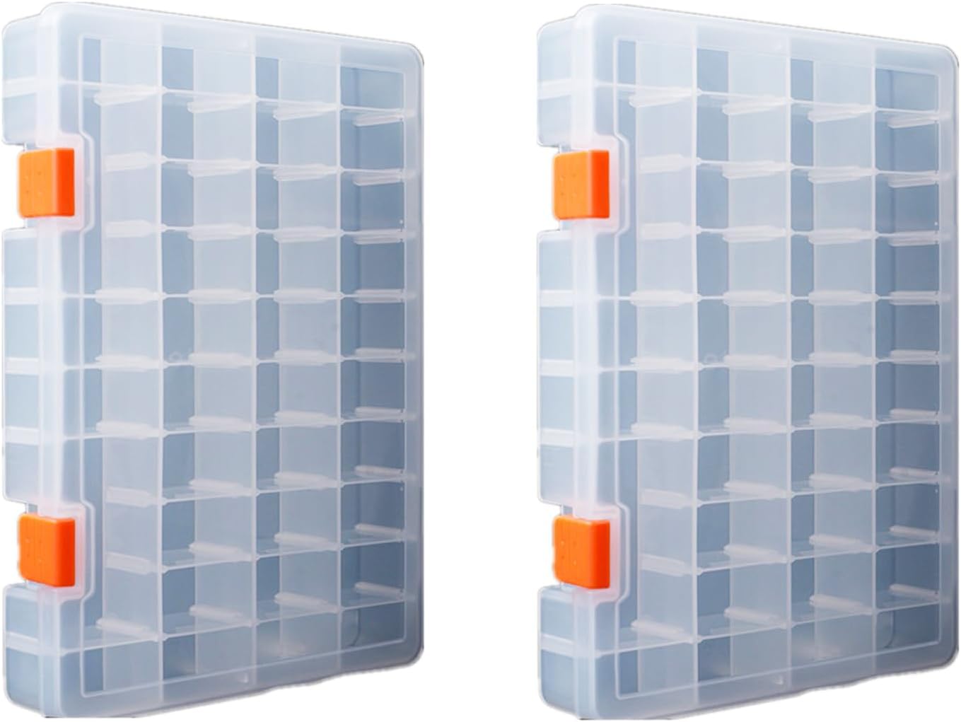  Boîte à Outils, Organisateur De Rangement De Matériel, Mallette De Petites Pièces, Récipient Portable En Plastique Pour Matériel De Pêche Avec Séparateurs Amovibles, Rangement D'équipements