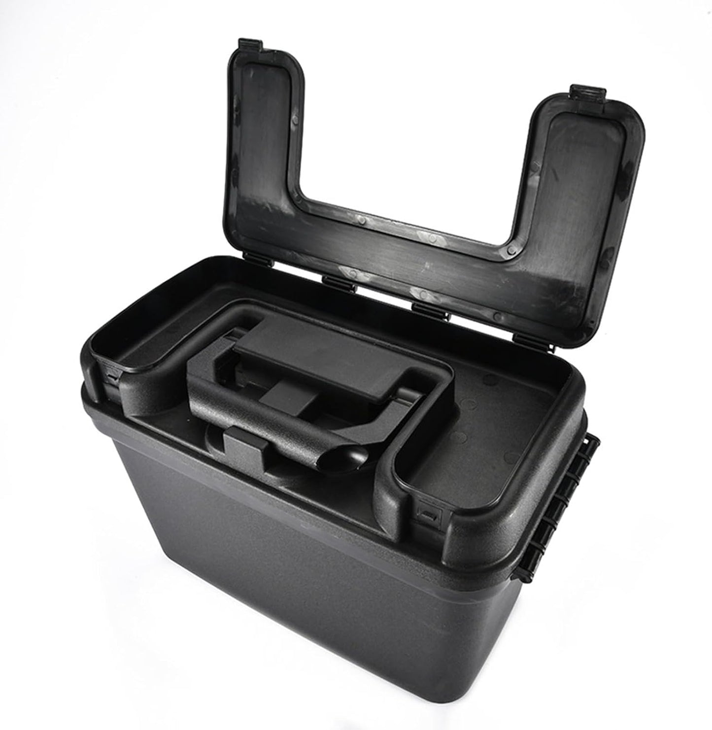  Mallette à Outils De Pêche Portable Et Résistante - Design Compact - Boîte à Outils Verrouillable Pour L'intérieur Et L'extérieur