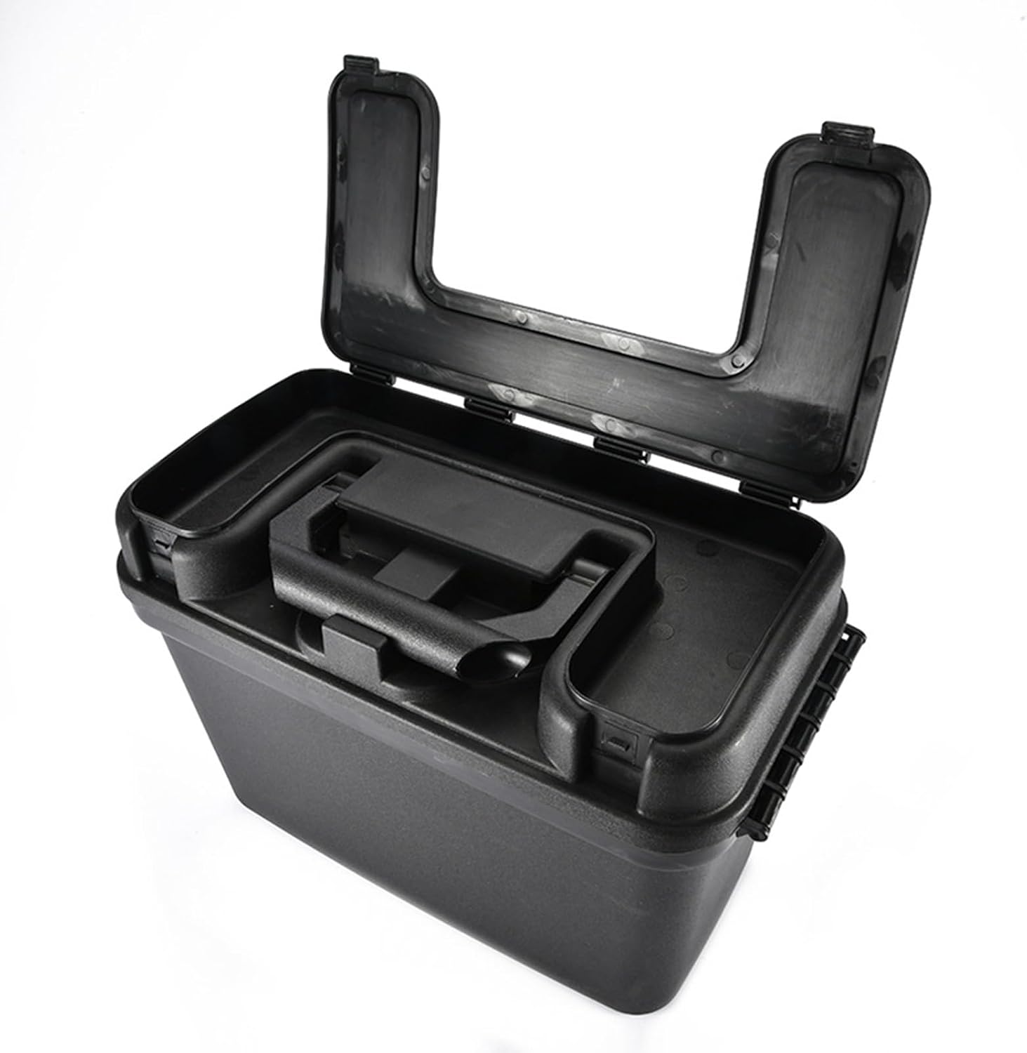  Mallette à Outils De Pêche Portable Et Résistante - Design Compact - Boîte à Outils Verrouillable Pour L'intérieur Et L'extérieur