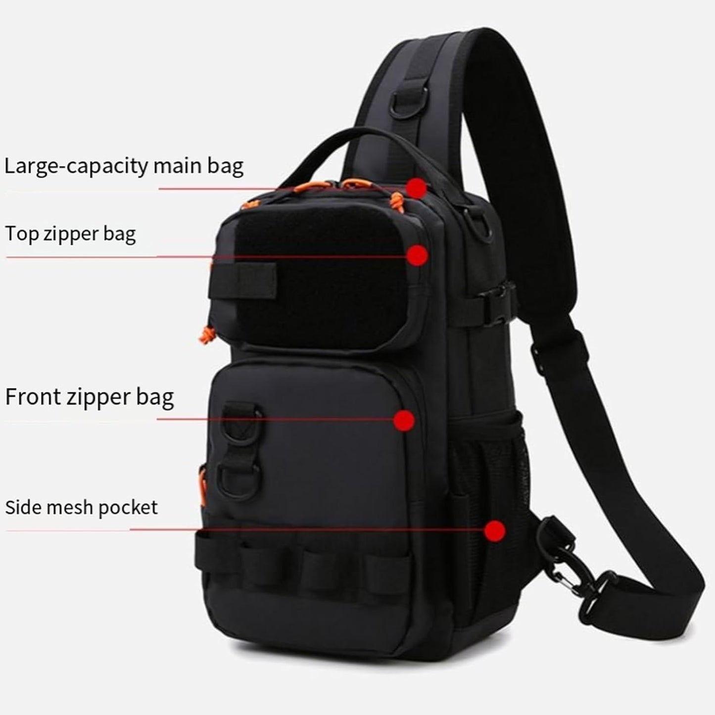  Organisateurs En Toile Avec Poche En Maille Et Plusieurs Options De Rangement Externes, Sac En Toile Robuste