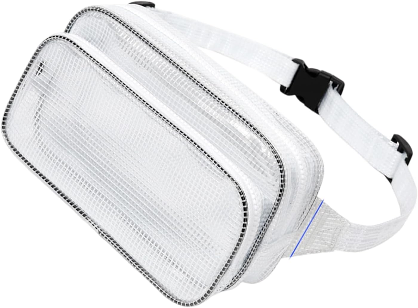  Sac Banane Transparent Réglable, Léger, Pour Voyage, Déplacement, Rangement D'équipement, Rangement En Maille Transparente