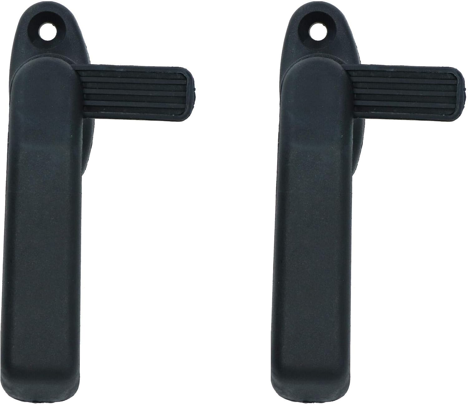  AB Tools Lot De 2 Loquets à Levier De Fenêtre Gauche En Polypropylène Noir