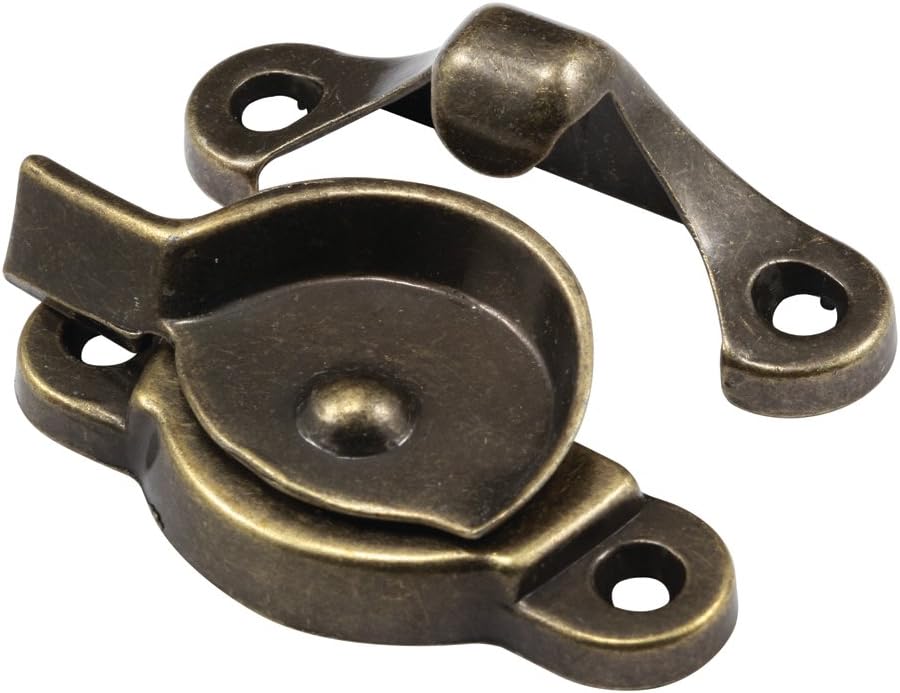  Prime-line Products F 2653 Window Sash Lock, Spring Action Cam, Antique Brass