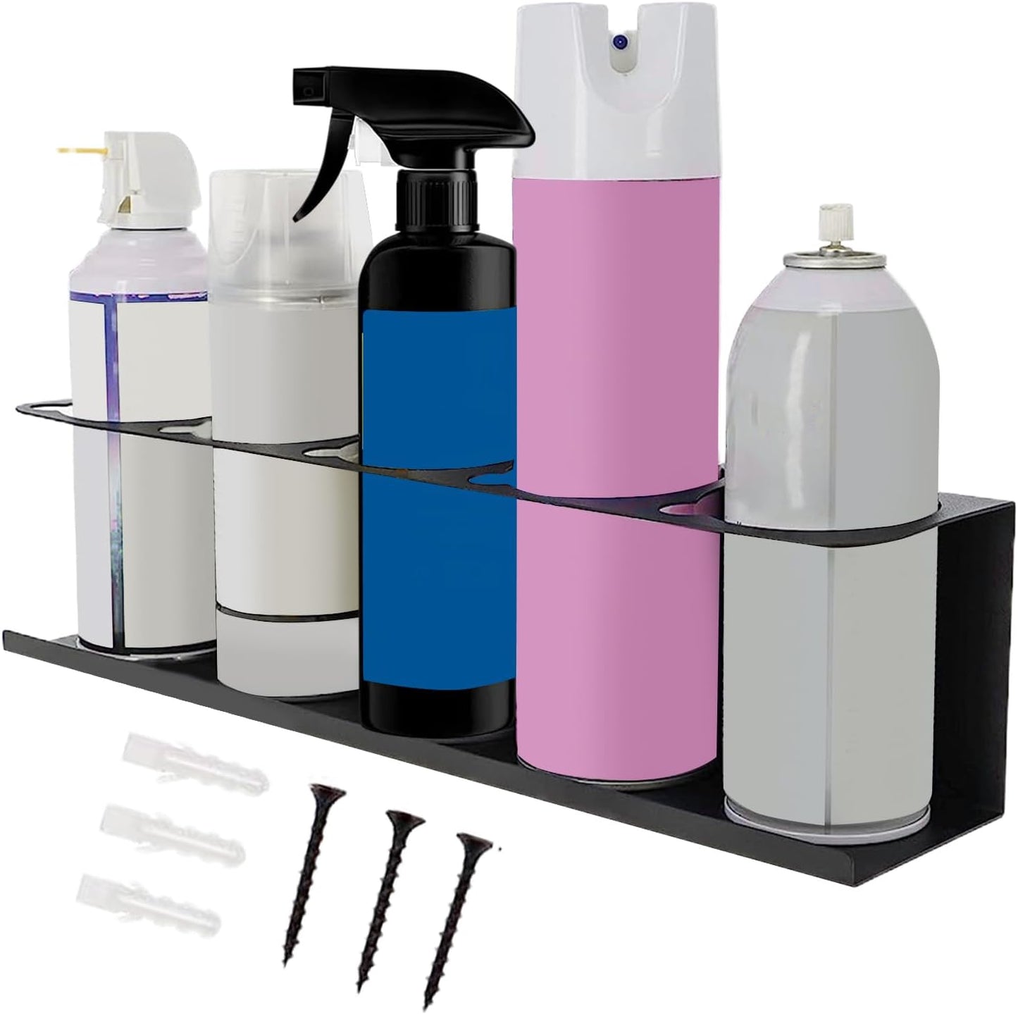 GENERIC Support De Tube De Calfeutrage – Rangement Mural D'atelier – Support De Flacon Pulvérisateur Monté Sur Table Pour Clé, Tournevis, Pour Atelier, Garage, Maison