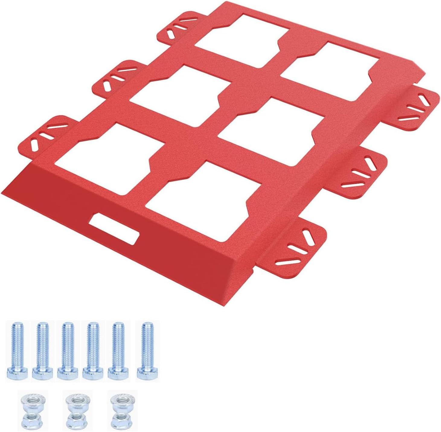  Plaque De Montage En Métal Demi-largeur Pour Boîtes à Outils, Plaque De Montage Mural Ou Au Sol, Outils De Rangement Et D'organisation, Accessoires De Montage Mural